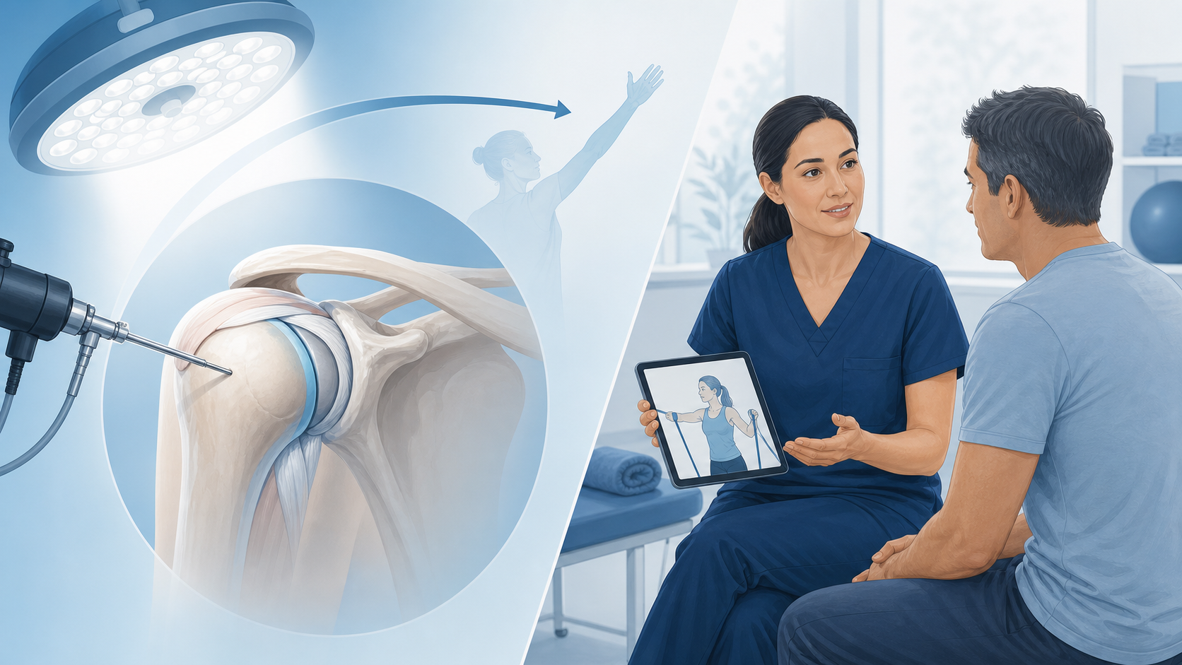 Manipulation, capsular release and post-procedure care