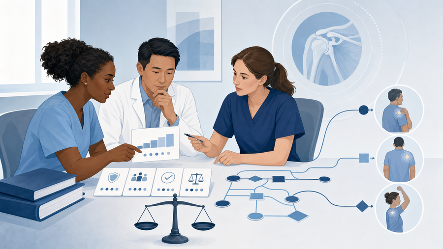 Frozen shoulder guidelines: recommendations, certainty and implementation