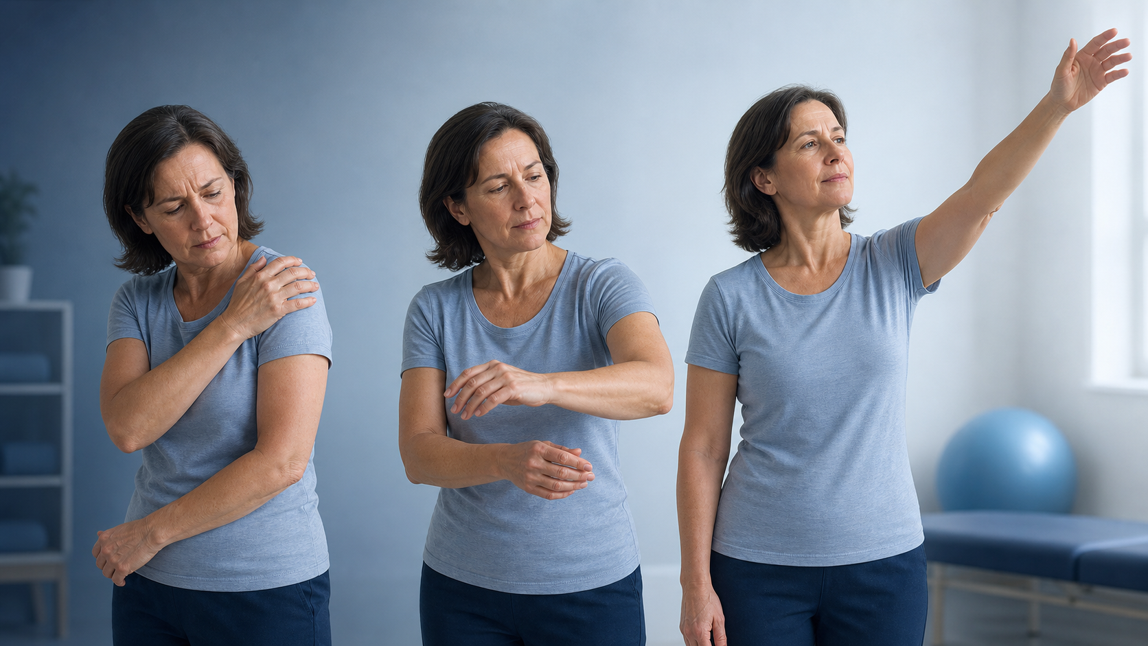 Changing shoulder movement through stages of recovery